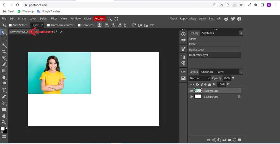 How To Copy And Paste The Image In Photopea AGuideHub