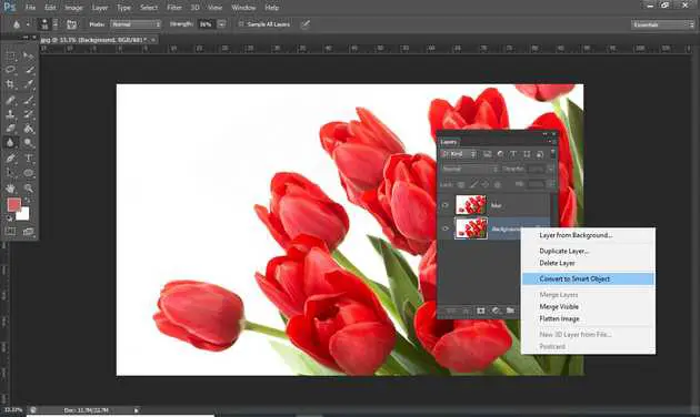 Photoshop, convert-to-smart-object