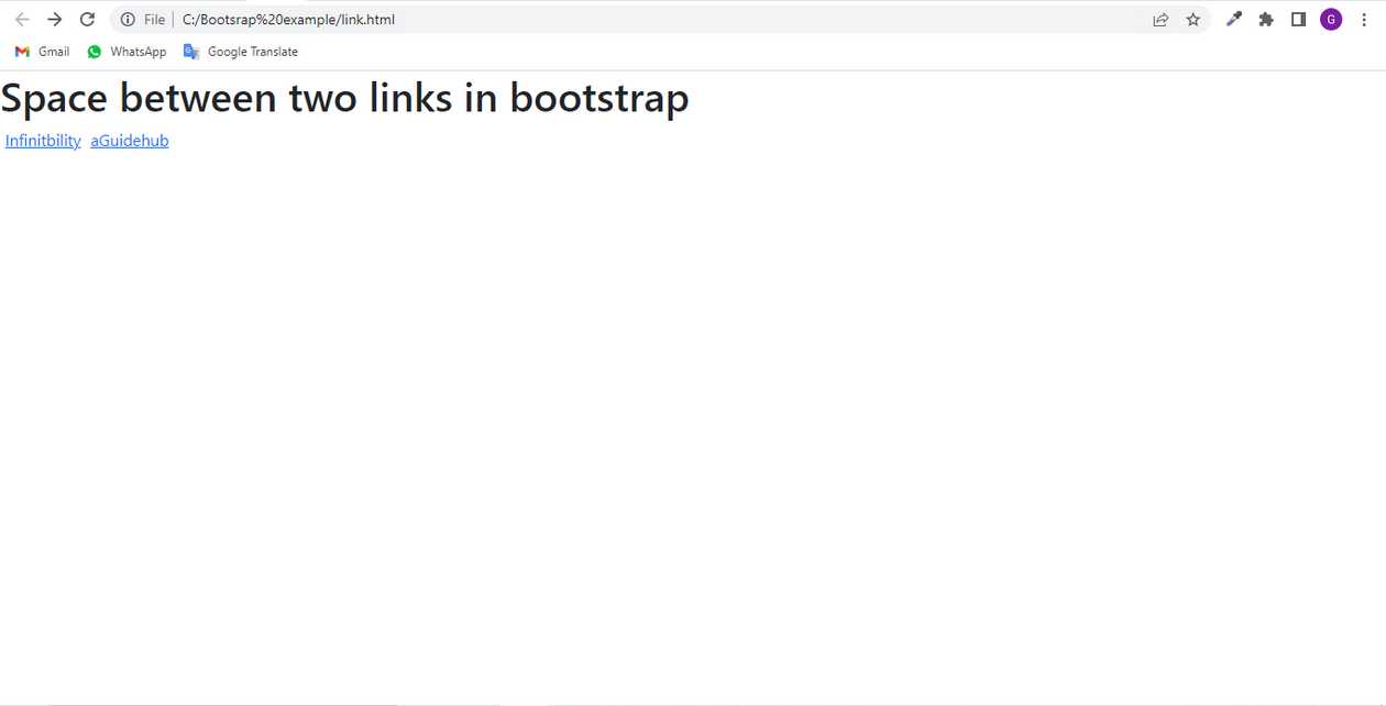 how-to-give-space-between-two-links-in-bootstrap-aguidehub