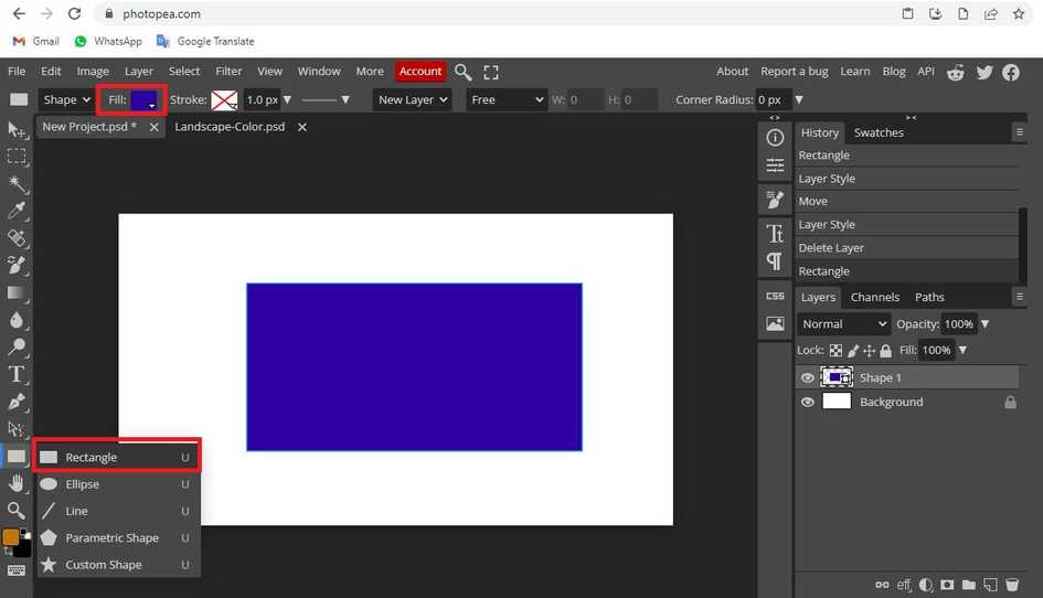 How To Copy Color In Photopea AGuideHub   Rectangle 