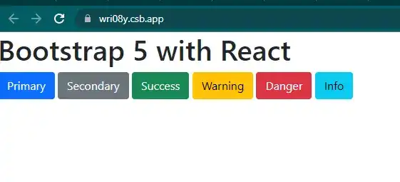 React, bootstrap-5