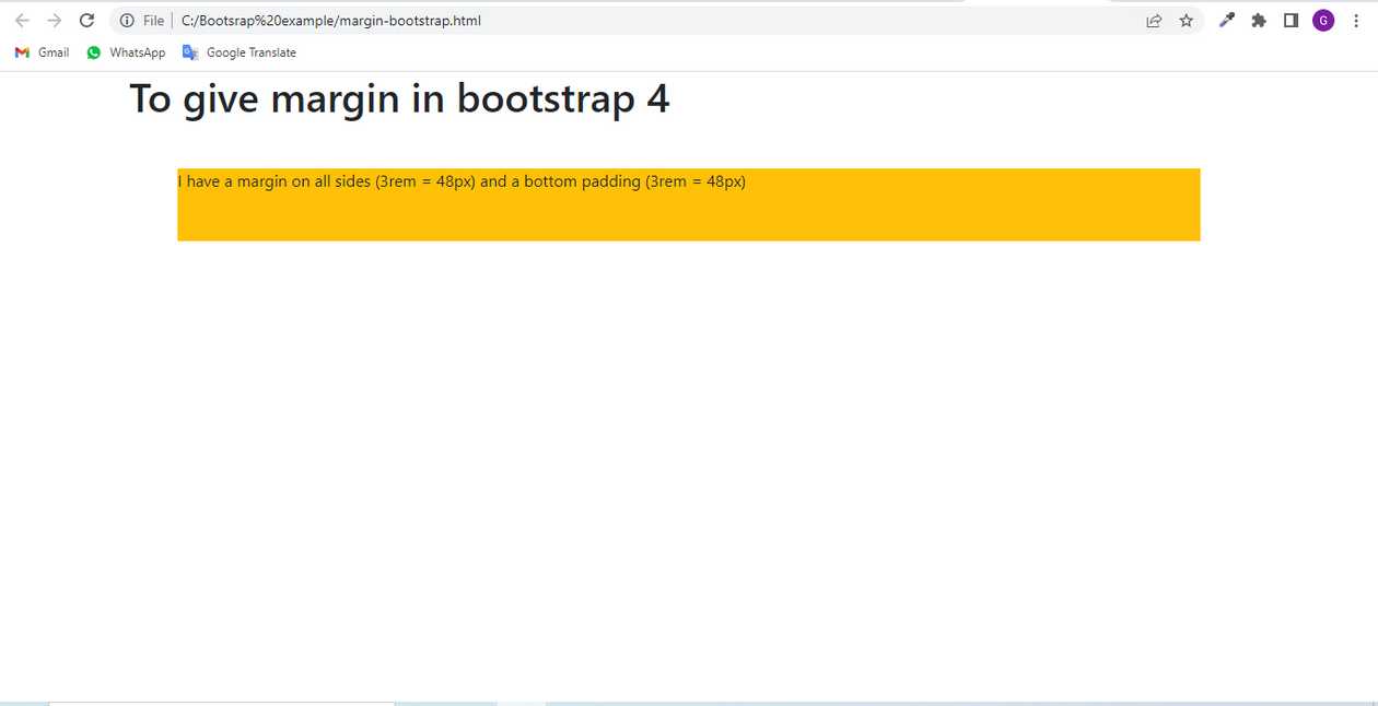 how-to-give-margin-in-bootstrap-4-aguidehub