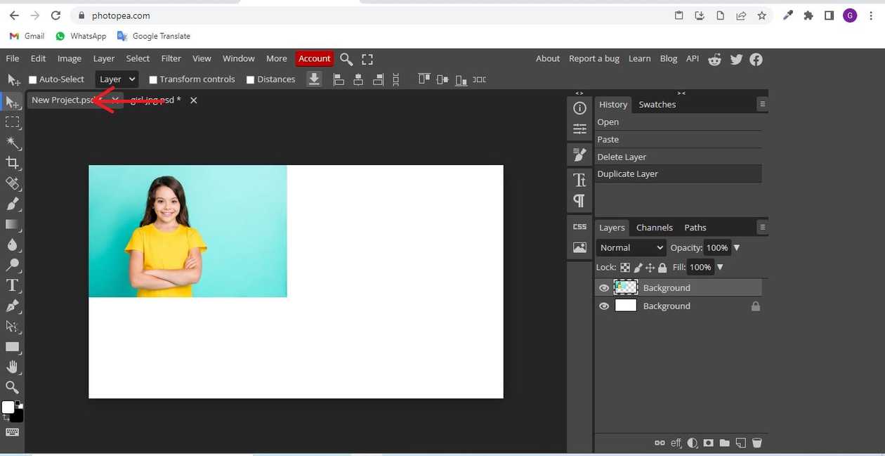 How To Copy And Paste The Image In Photopea AGuideHub   Paste Image 