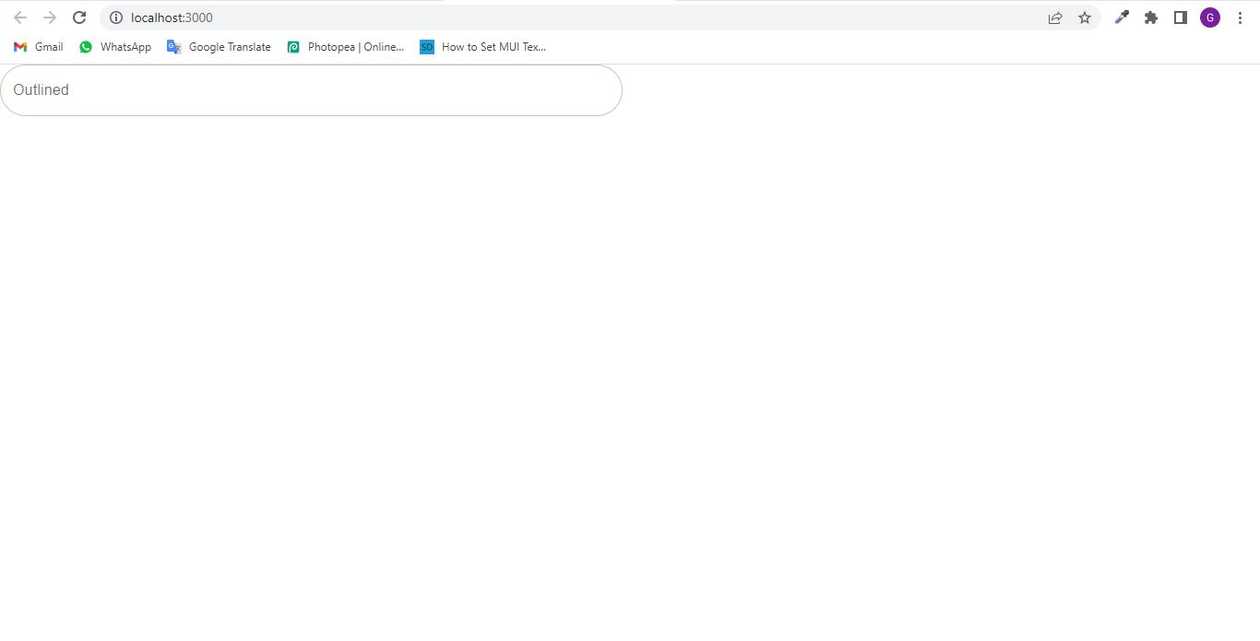 How to change mui textfield border radius in react js? - aGuideHub