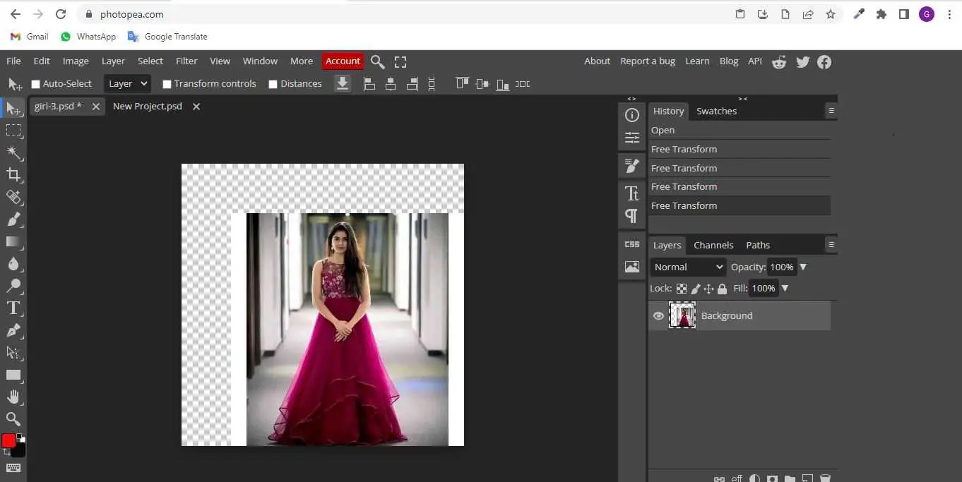 How To Change Layer Size In Photopea AGuideHub