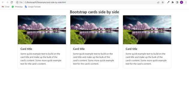 Bootstrap, Card