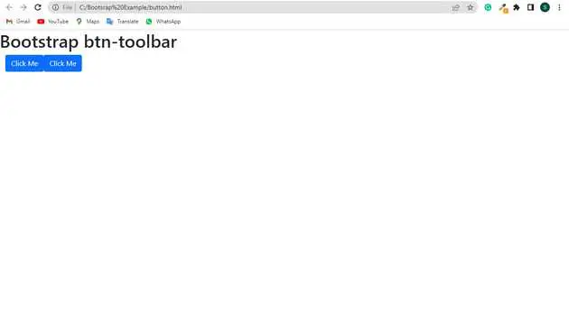 Bootstrap, Btn, Toolbar