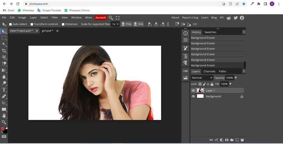 How to change background color in photopea? - aGuideHub